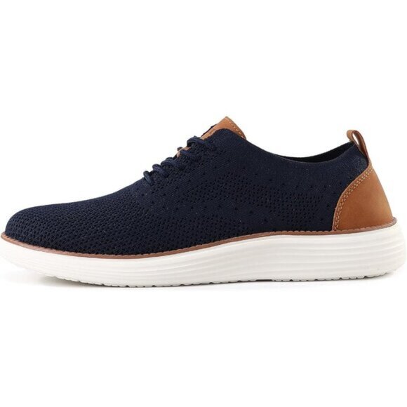 🆕VILOCY Men's Dark Blue Casual Dress Oxfords Business Mesh Breathable Sneakers - Picture 9 of 12